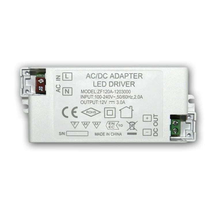 36W led驅(qū)動(dòng)電源UL/CE認(rèn)證12V3A/24V1.5A