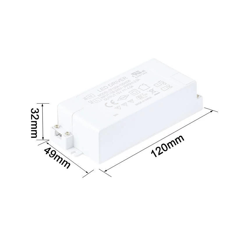 48W led驅(qū)動(dòng)電源UL/CE認(rèn)證12V4A/24V2A